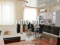 двухуровневые натяжные потолки фото