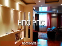 двухуровневые натяжные потолки фото