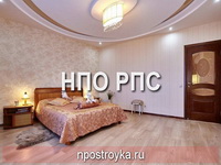 двухуровневые натяжные потолки фото