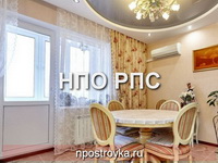 двухуровневые натяжные потолки фото