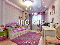 двухуровневые натяжные потолки фото