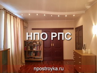 двухуровневые натяжные потолки фото