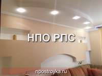 двухуровневые натяжные потолки фото