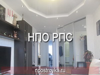 двухуровневые натяжные потолки фото