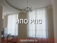 двухуровневые натяжные потолки фото