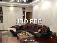 двухуровневые натяжные потолки фото