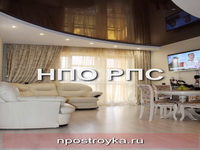 двухуровневые натяжные потолки фото