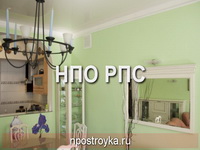 глянцевый натяжной потолок фото