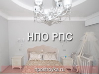 двухуровневые натяжные потолки фото