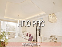 двухуровневые натяжные потолки фото