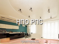 двухуровневые натяжные потолки фото