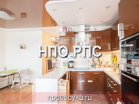 двухуровневые натяжные потолки фото