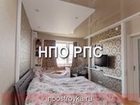 двухуровневые натяжные потолки фото