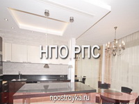 Парящий натяжной потолок фото